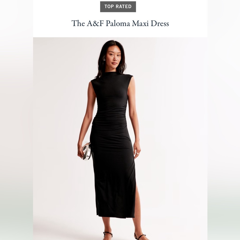 NWT Abercrombie & Fitch Paloma stretch modal maxi dress